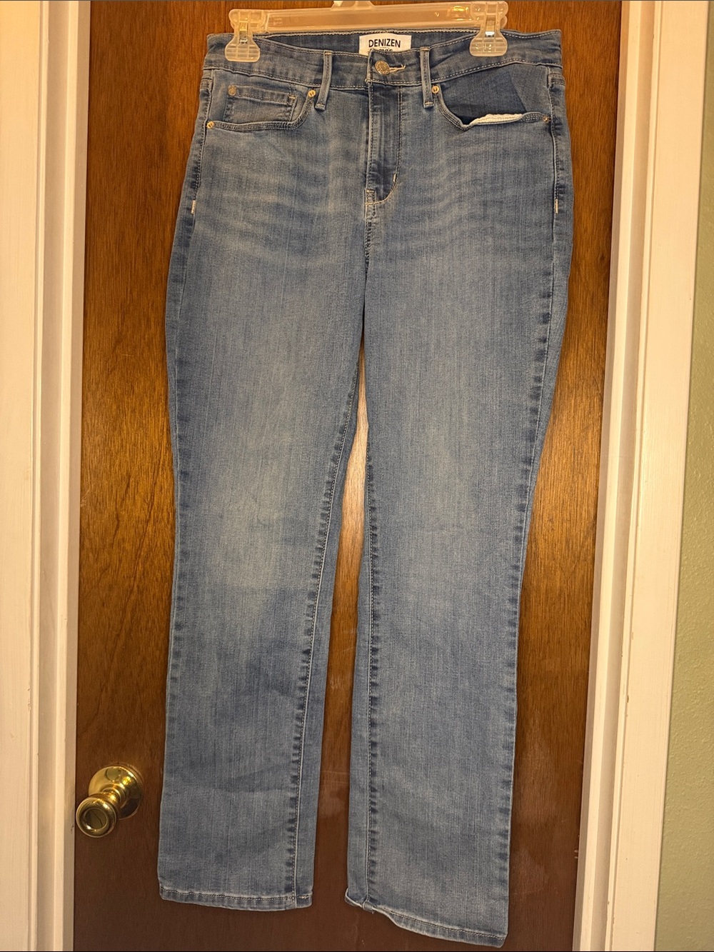 Denizen from Levi's Women's Light Wash Straight Leg Jeans